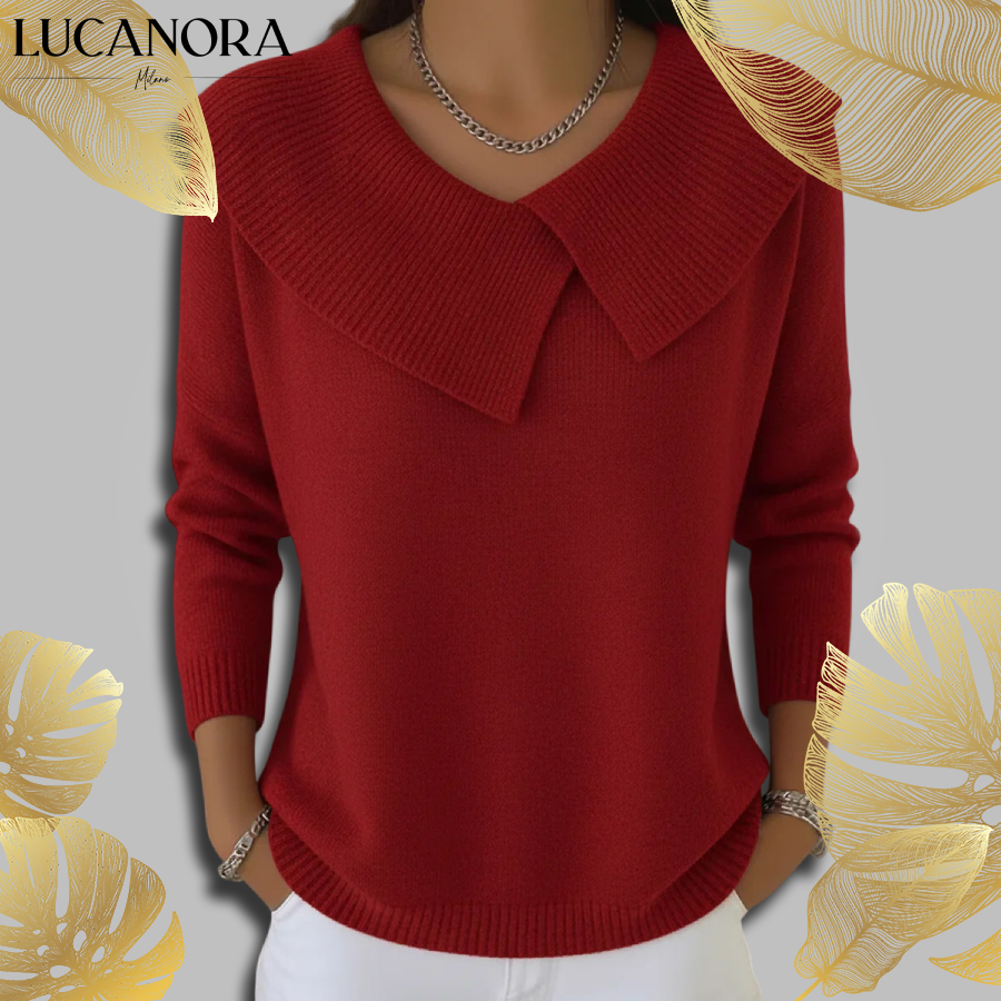 Clara Leccese™ Dámský pulovr s límcem