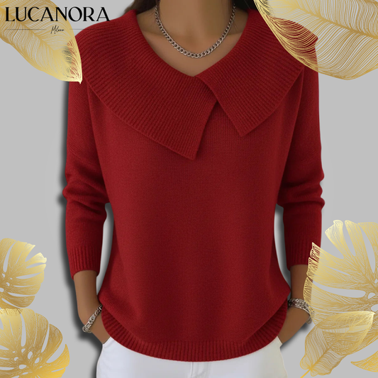 Clara Leccese™ Dámský pulovr s límcem