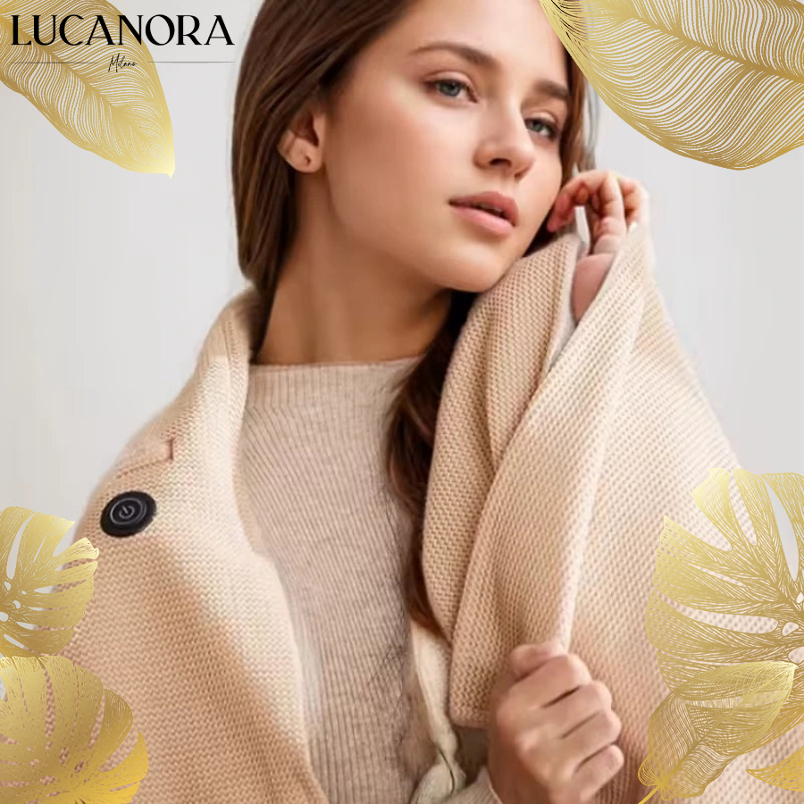 ComfyShawl™ Přenosné vyhřívané pončo