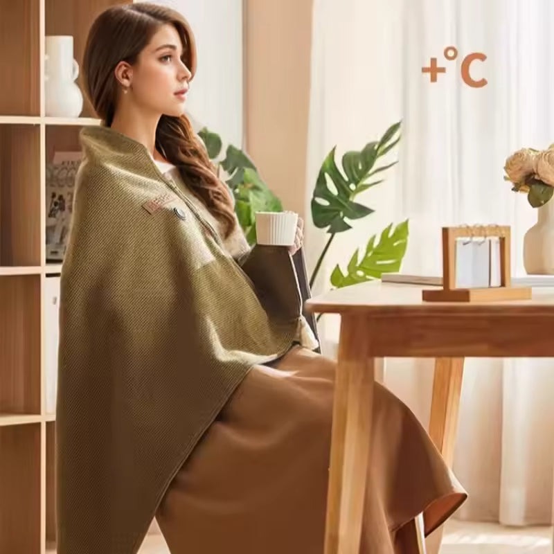 ComfyShawl™ Přenosné vyhřívané pončo