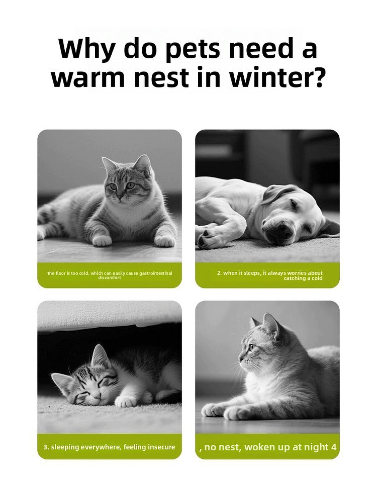 CozyPurr™ Pelíšek pro kočky