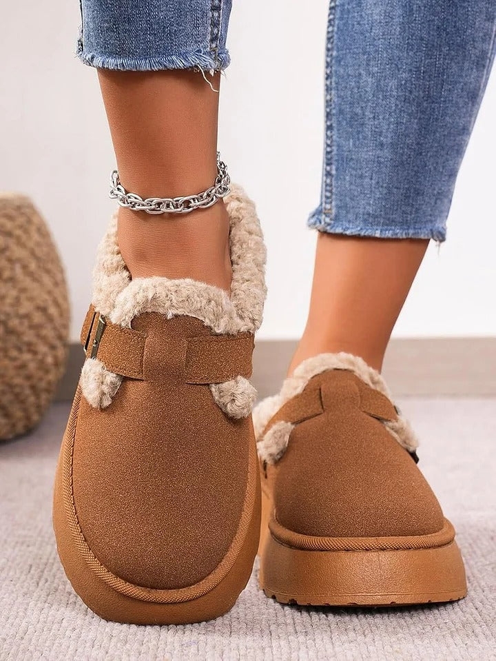 CozySlip™ Plyšové pohodlné boty