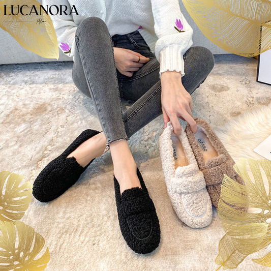 CozyStep™ Mokasínové papuče z fleecu