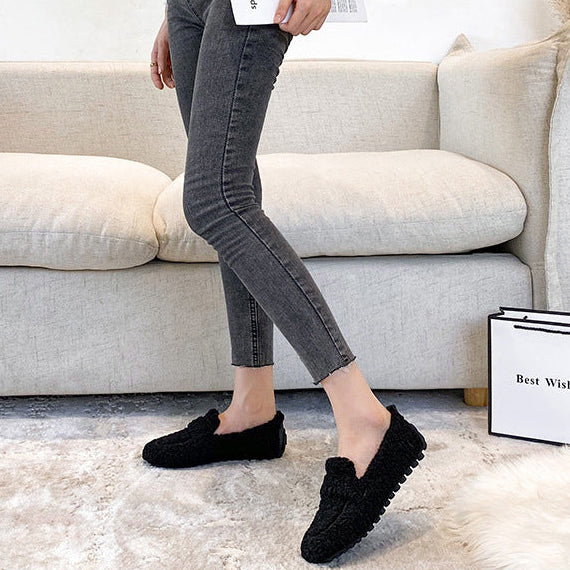 CozyStep™ Mokasínové papuče z fleecu