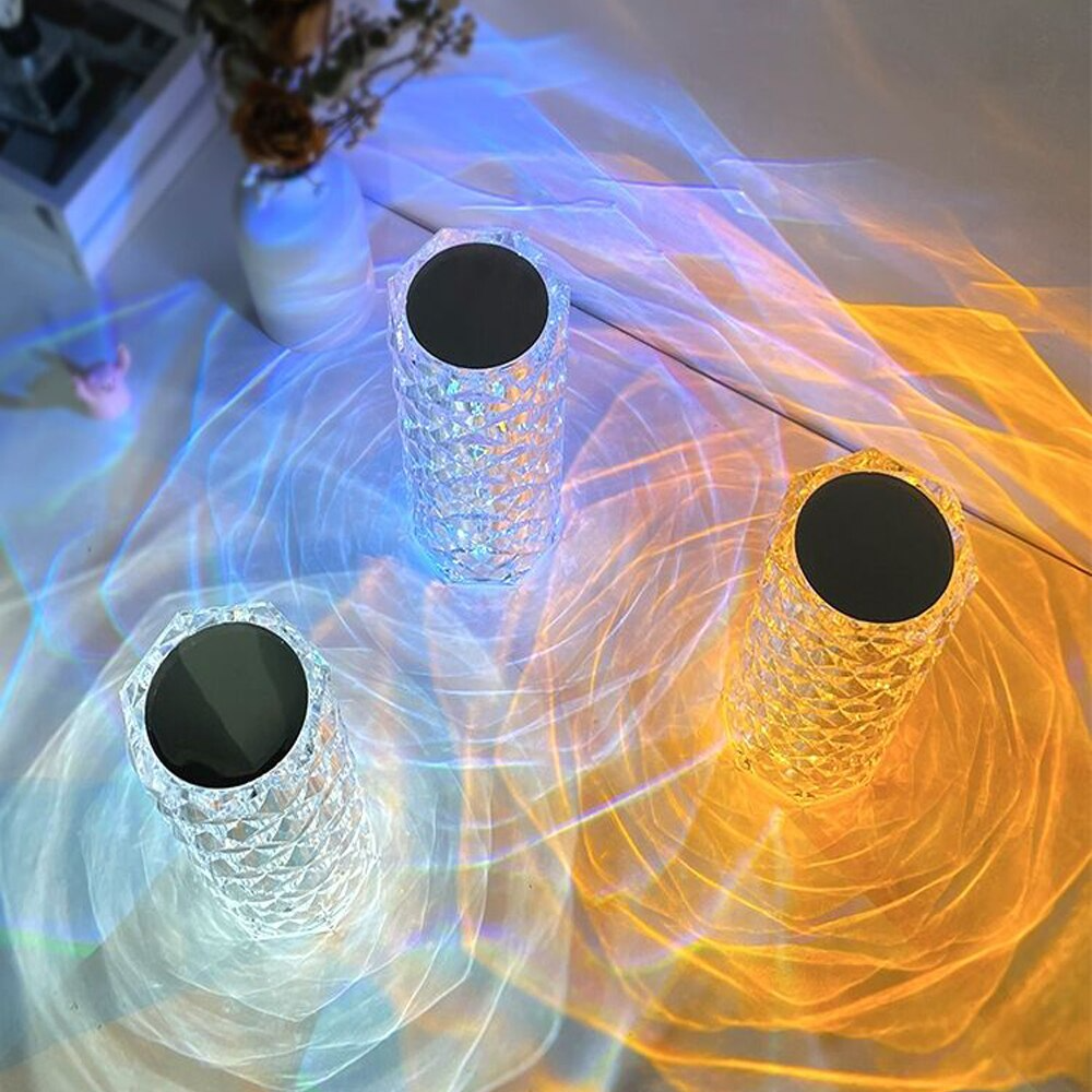 CrystalRosé™ Kouzelná křišťálová růže LED lampa
