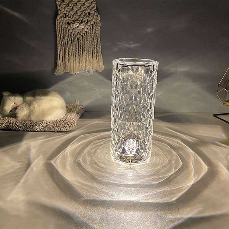 CrystalRosé™ Kouzelná křišťálová růže LED lampa