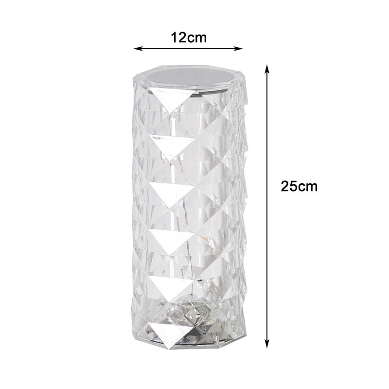 CrystalRosé™ Kouzelná křišťálová růže LED lampa