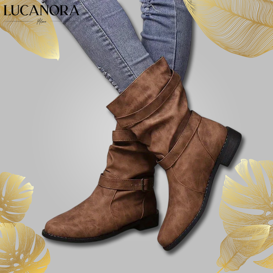 Delinda Diorio™ Dámské boty s nízkým podpatkem a přezkou