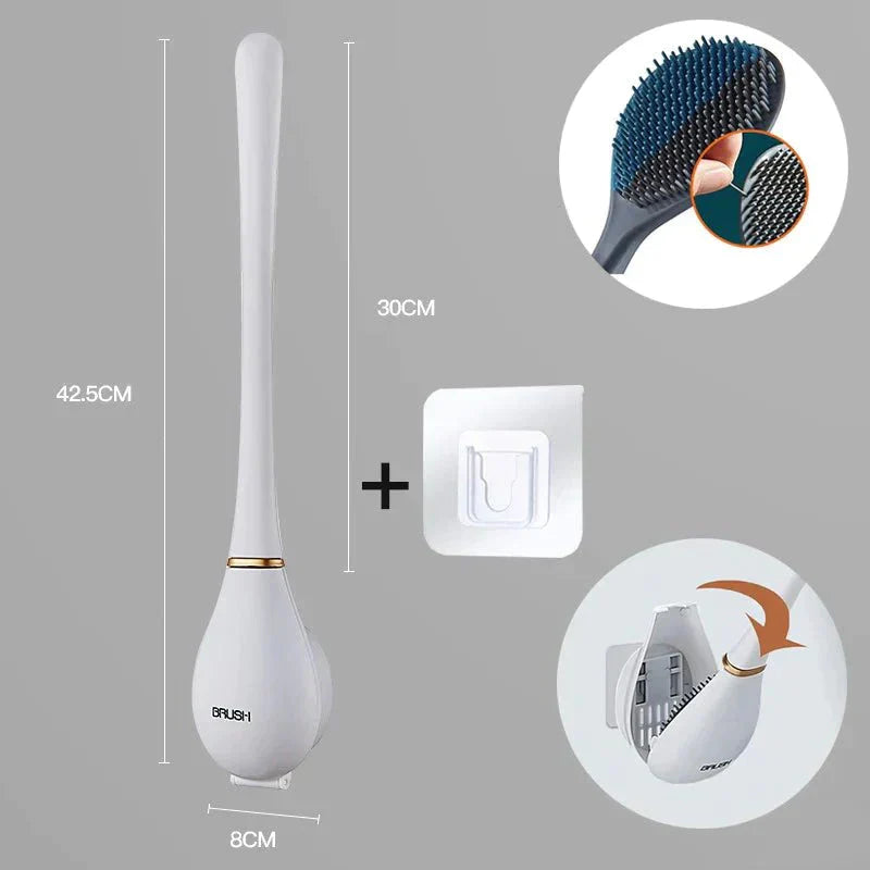 DeluxeClean™ Designový Silikonový Kartáč Na Toaletu