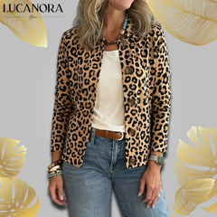 Dionisia Ciani™ Leopardí bunda s kapsami