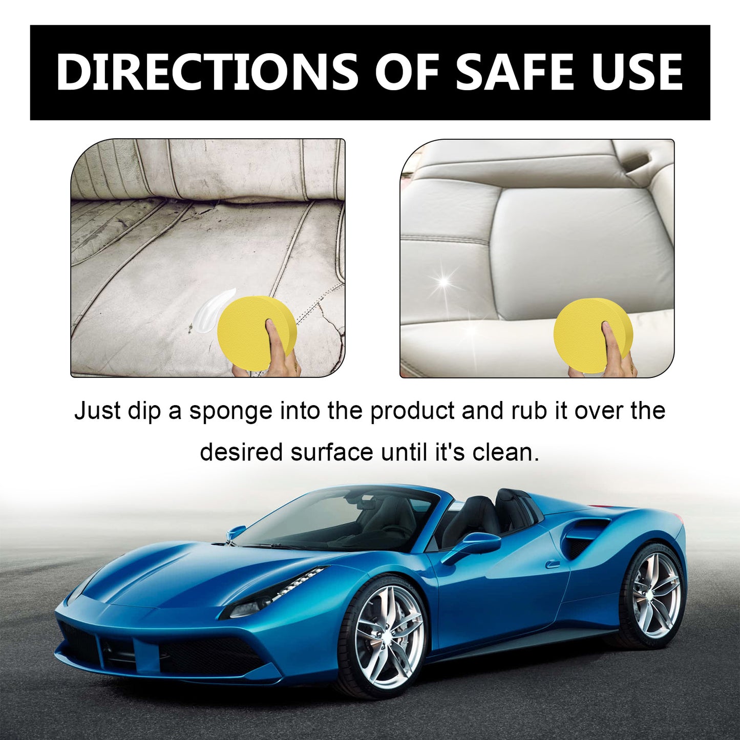 DriveShine™ Revitalizační krém na interiéry auta