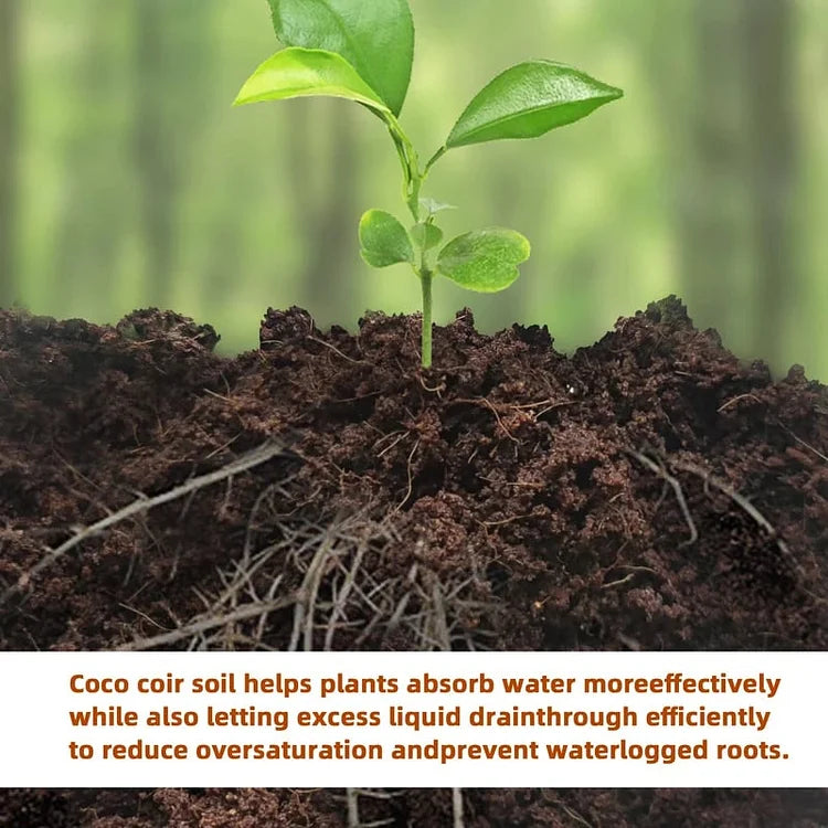 EcoBloom™ Prémiové organické cihly z kokosového vlákna pro rostliny