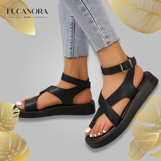 Edda Molino™ Dámské sandály s nastavitelnou přezkou přes kotník