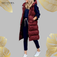 Elisea™ Volná dlouhá vesta