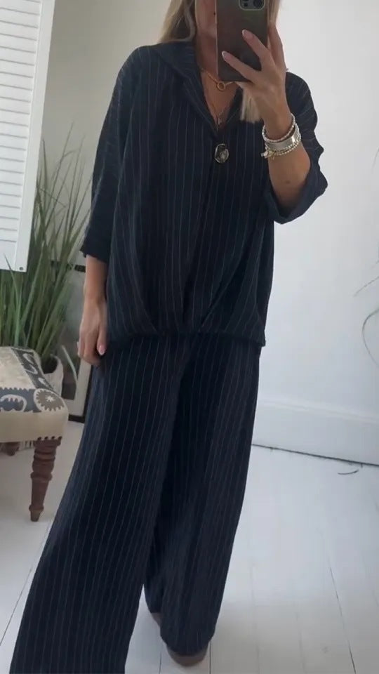Eloisa Conti™ Volný set s proužkem