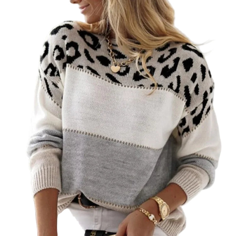 Elvira Cassese™ Svetr s leopadím vzorem