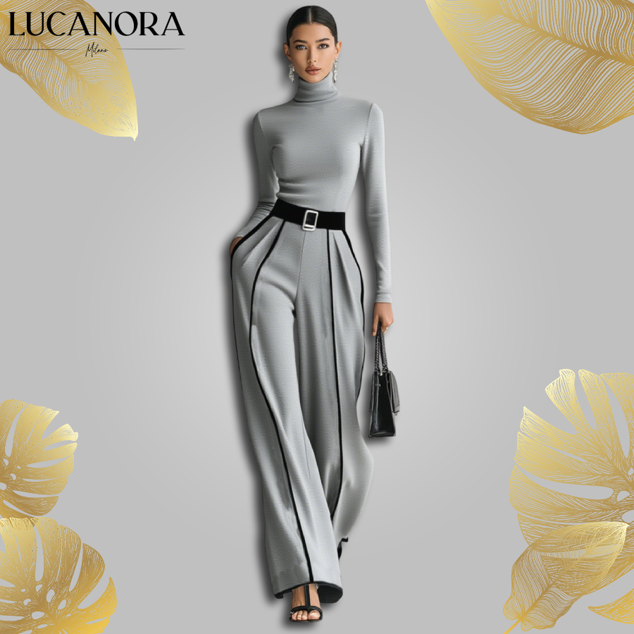 Erminia Patane™ Stylový set s širokými kalhotami