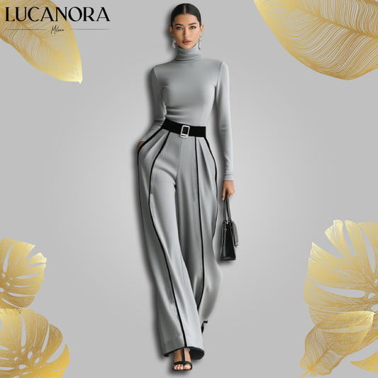 Erminia Patane™ Stylový set s širokými kalhotami