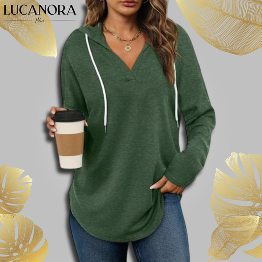 Ersilia Pandolfi™ Ležérní mikina s kapucí