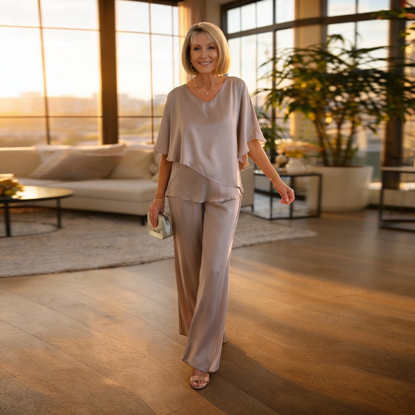 Esmeralda Boldrini™ Elegantní dvoudílný set lichotící křivkám