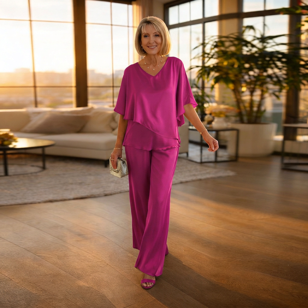 Esmeralda Boldrini™ Elegantní dvoudílný set lichotící křivkám