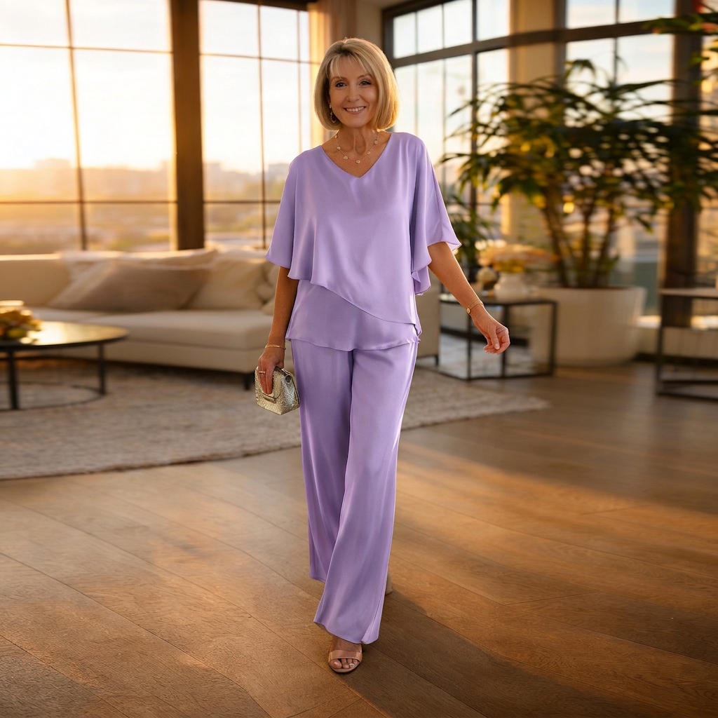 Esmeralda Boldrini™ Elegantní dvoudílný set lichotící křivkám