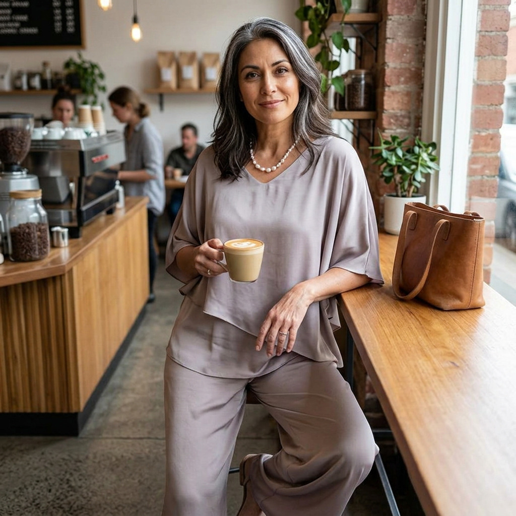 Esmeralda Boldrini™ Elegantní dvoudílný set lichotící křivkám