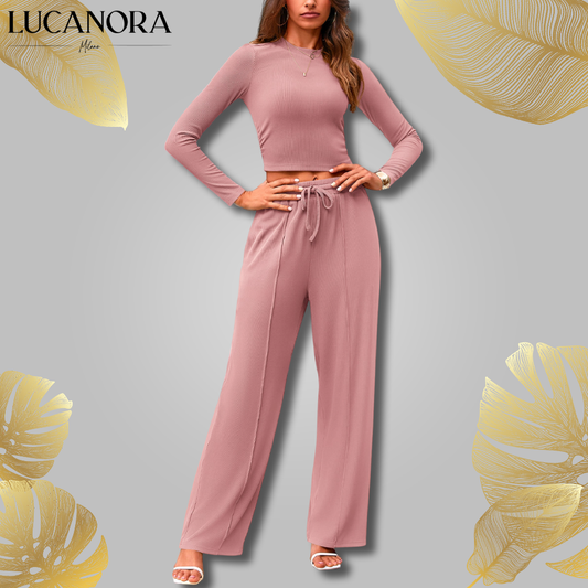 Estella Mastel™ Dvoudílná žebrovaná souprava