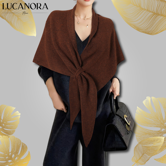 Eva Sarni™ Jemný pletený šál přes ramena