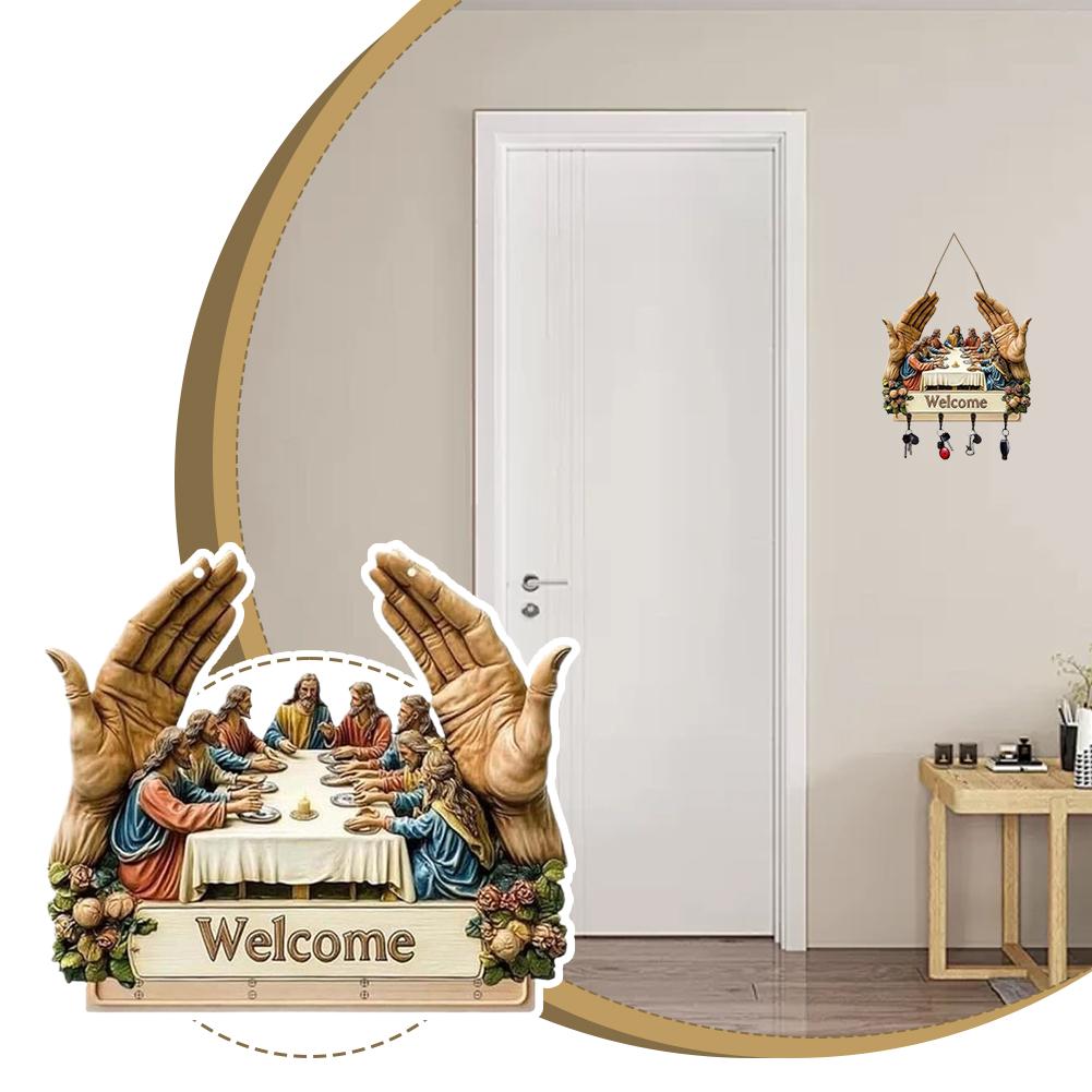 FaithCharm™ Věšák na klíče s motivem Ježíše