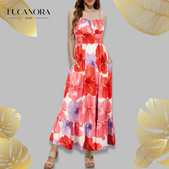 Fantine Bellamy™ Květinové maxi šaty