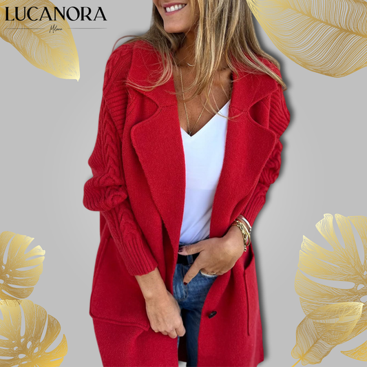 Fatima Parola™ Ležérní dlouhý svetr