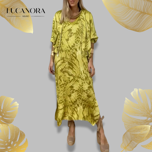 Fiorella Set™ Dámské elegantní dvoudílné šaty