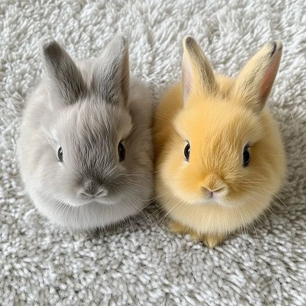 FluffyHop™ Plyšový skákající zajíček