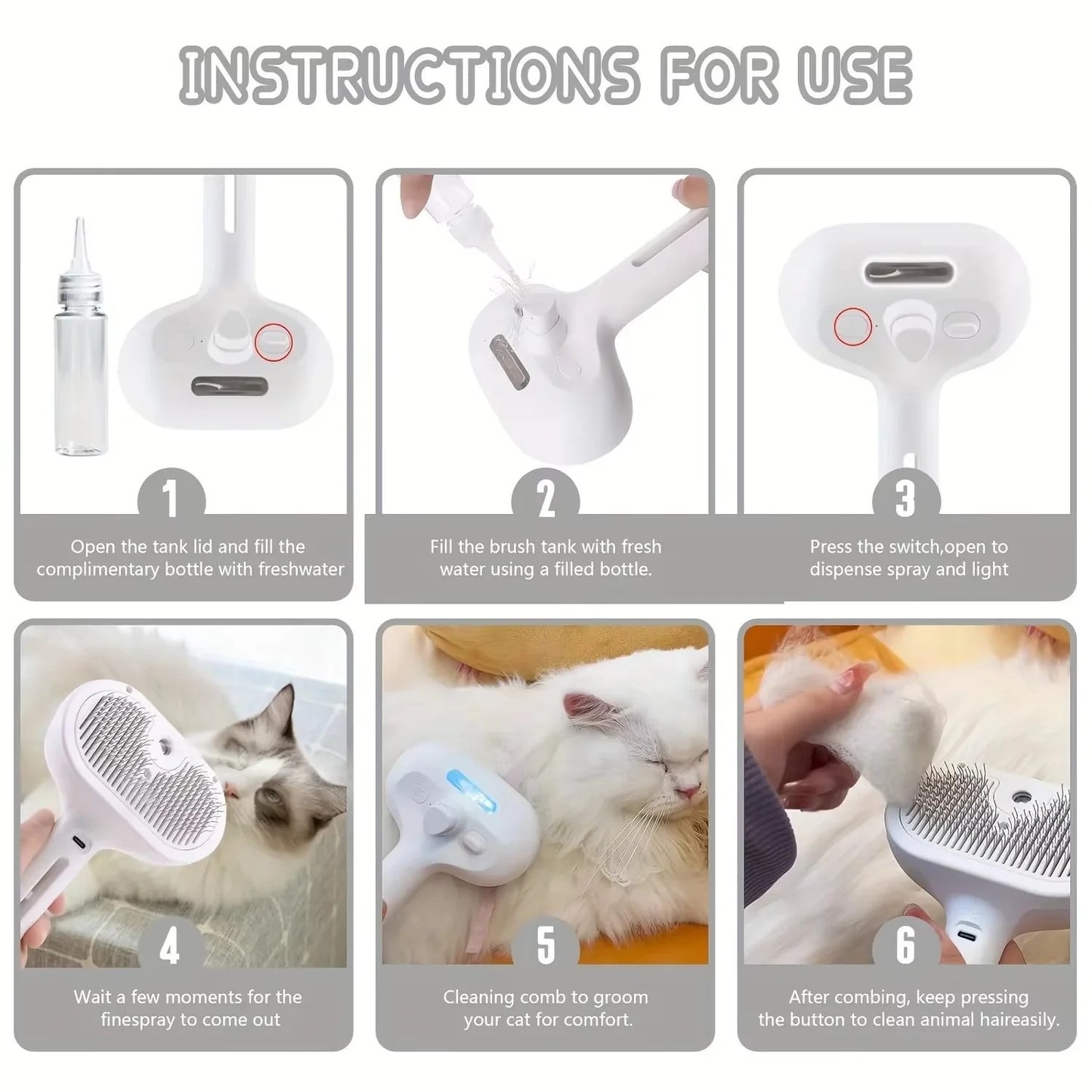 FurFree™ Samočisticí kartáč pro zvířata