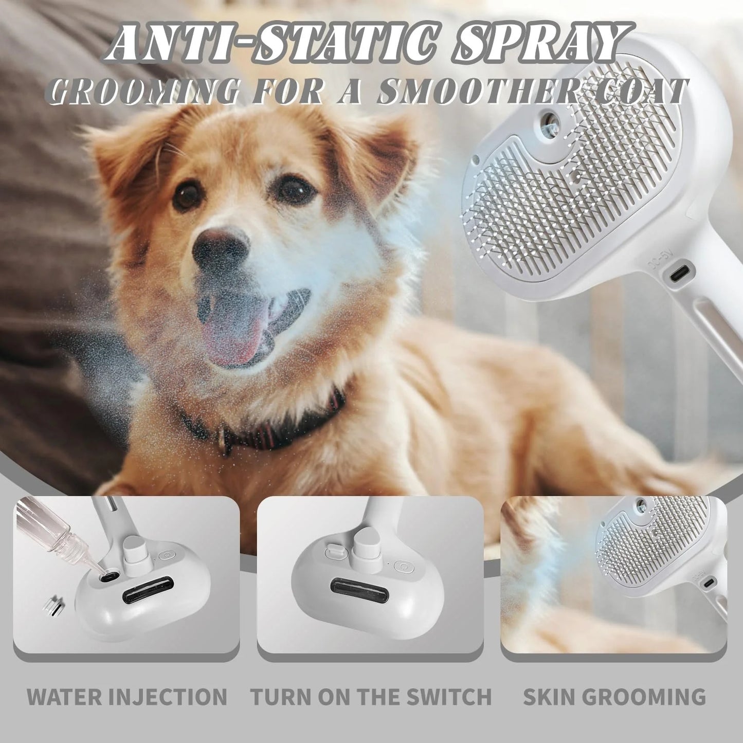 FurFree™ Samočisticí kartáč pro zvířata