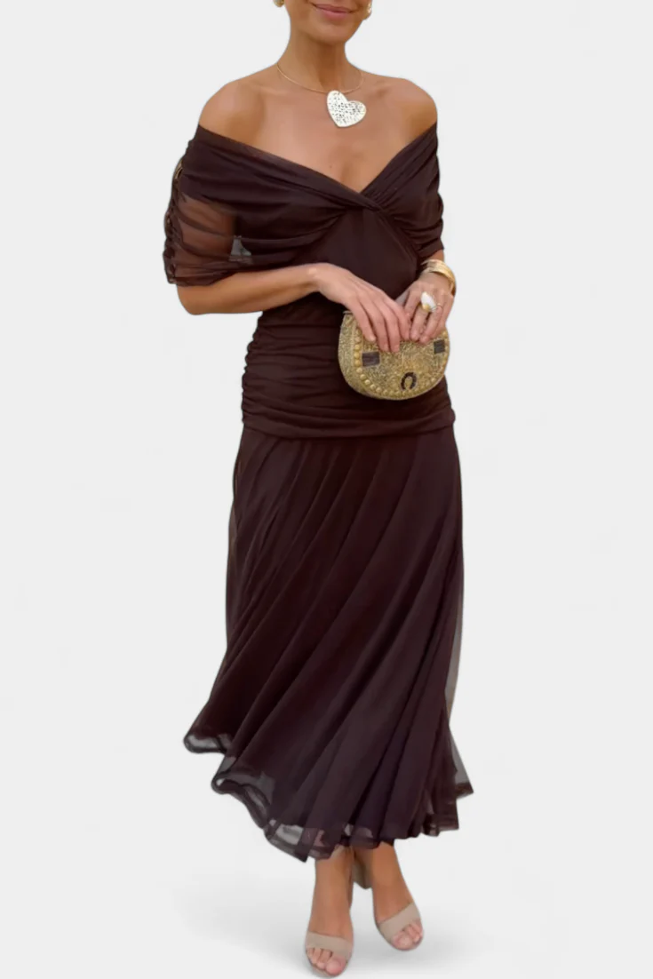 Gemma Beltrozi™ Elegantní šaty s odhalenými rameny