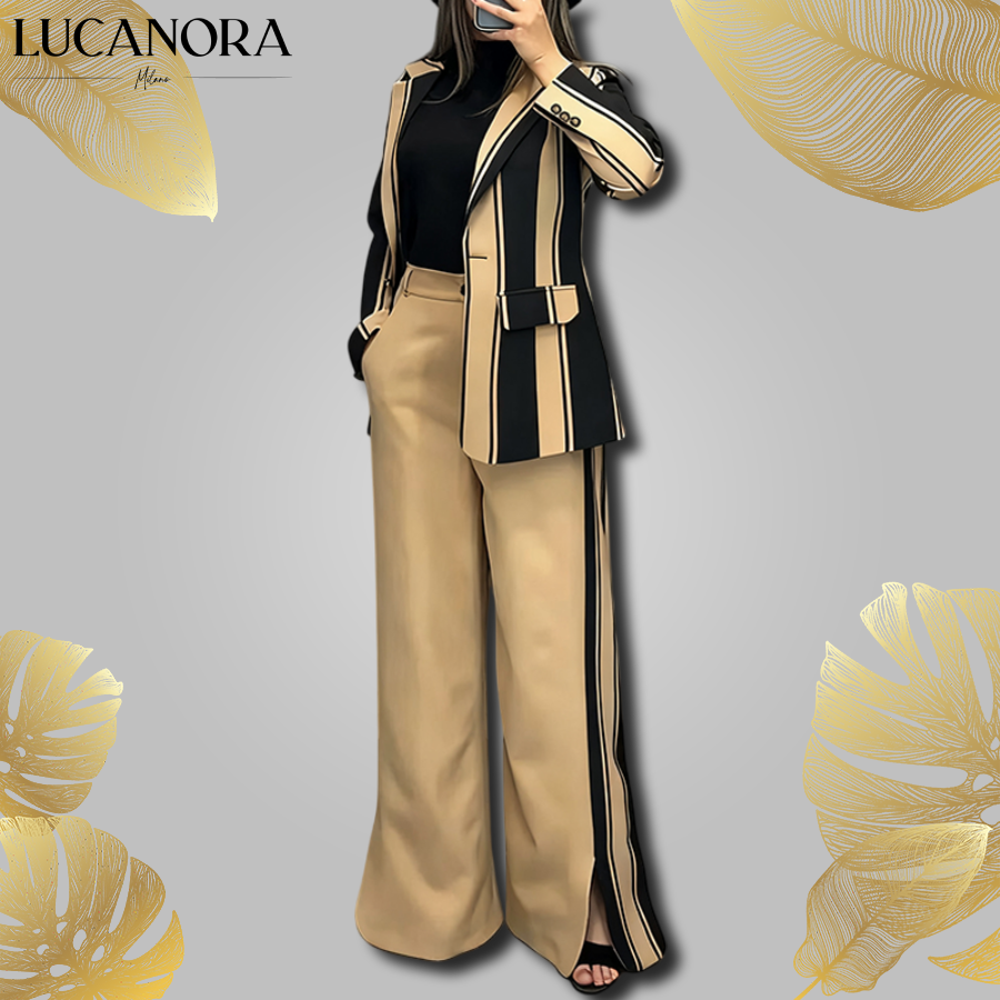 Gioia Ribaudo™ Stylový dvoudílný komplet pro ženy