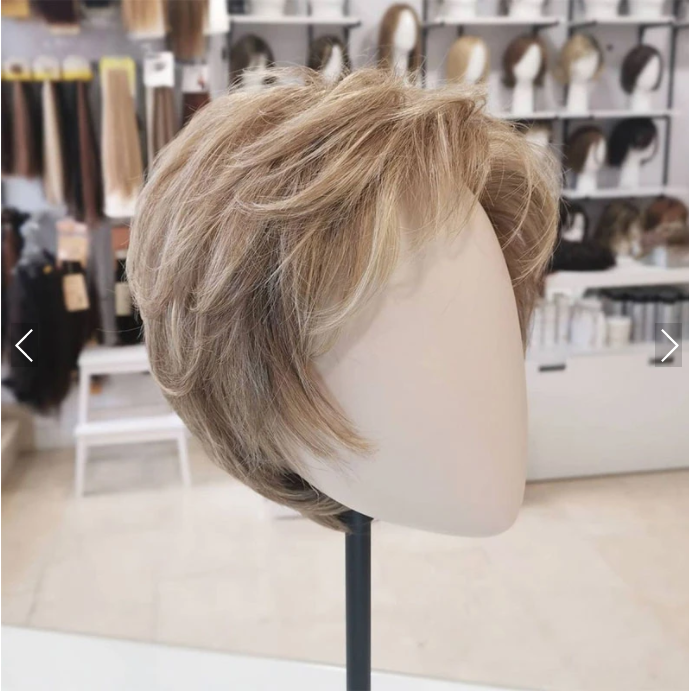 GlamTop™ Krátké dámské vlasy s ofinou