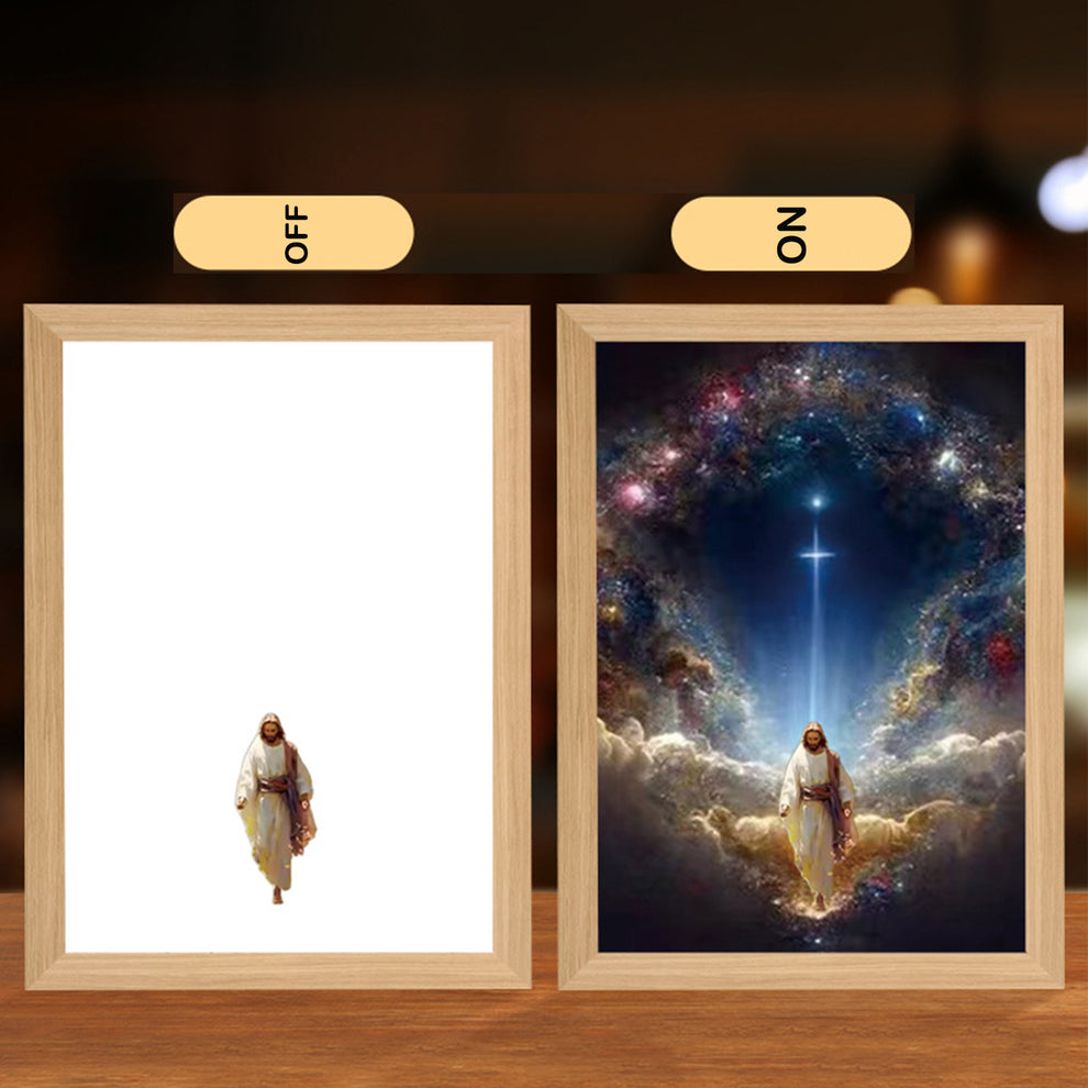 HolyLume™ 4D LED malované noční světlo Ježíš