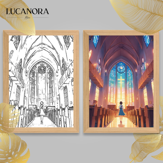 HolyLume™ 4D LED malované noční světlo Ježíš