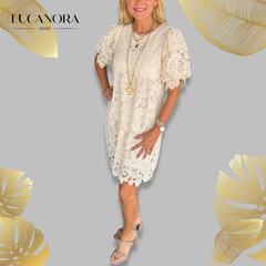 Ida Cena™ Dámské elegantní krajkové šaty