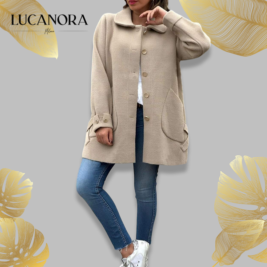 Ines Felice™ Elegantní bunda s elegantním bočním uzlem