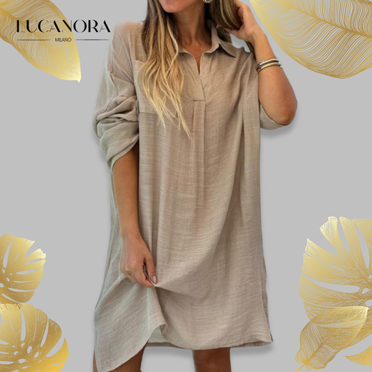 Isa Allio™ Dámské neformální košilové šaty