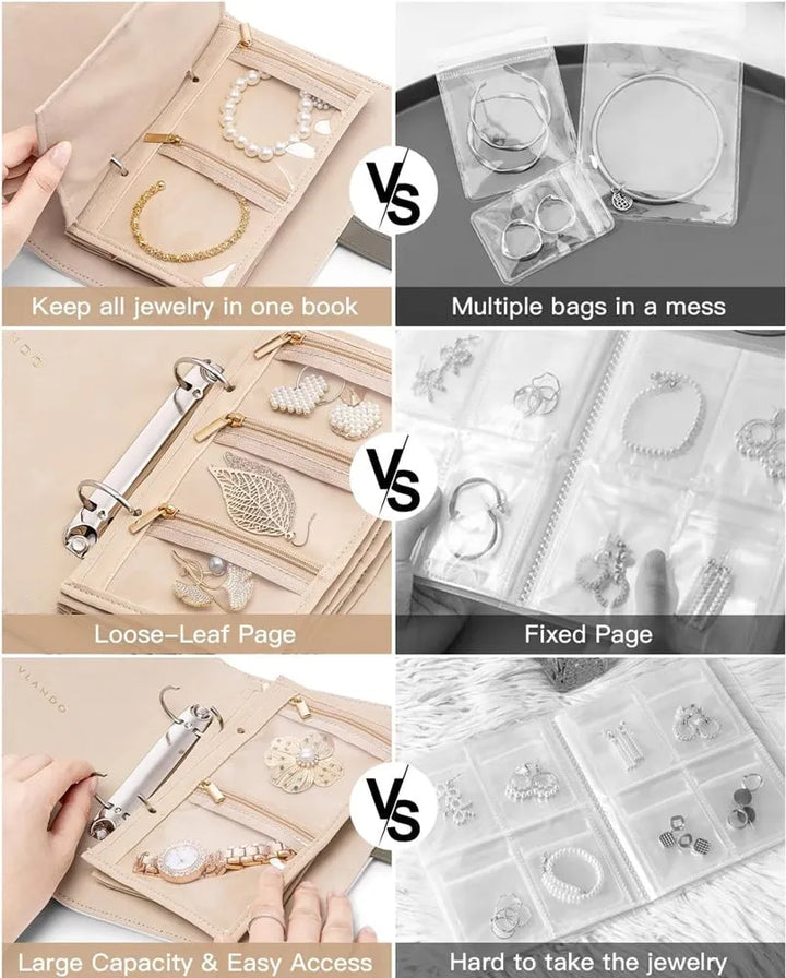 JewelTome™ Přenosná taštička pro ukládání šperků