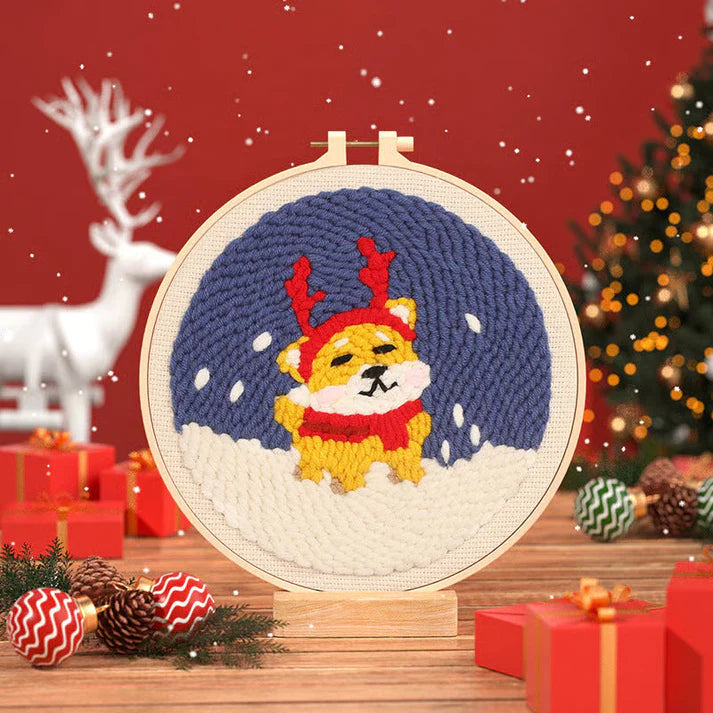 JoyStitch™ Sada na vánoční vyšívání