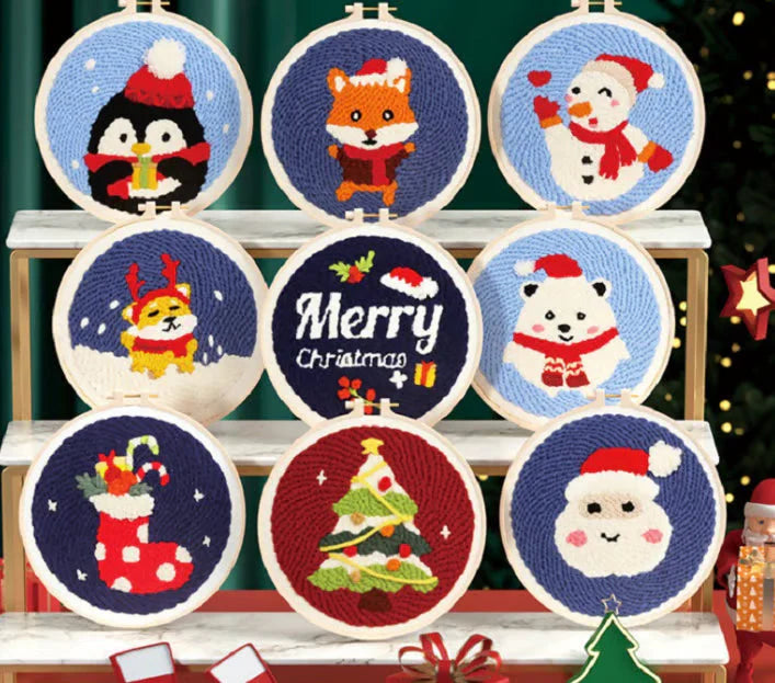 JoyStitch™ Sada na vánoční vyšívání
