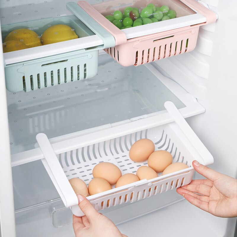KitchenKings™️ Nastavitelný organizér do ledničky | Úspora místa a dobrá organizace