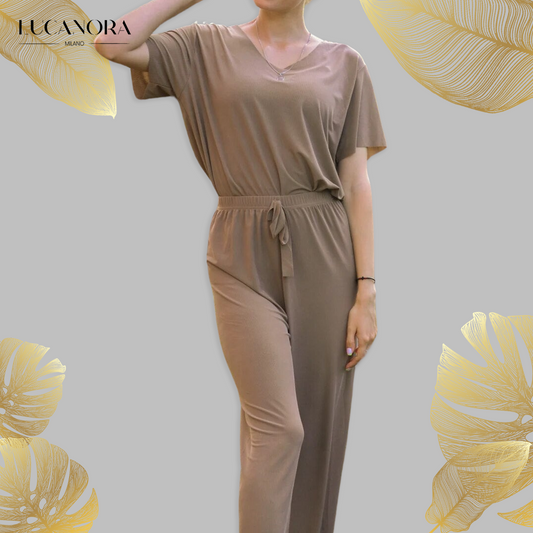 La Sense™ Pohodlná dvoudílná sada loungewear