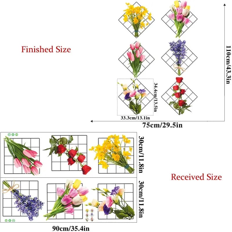 LeafScape™ Nástěnná dekorace 3D rostlina